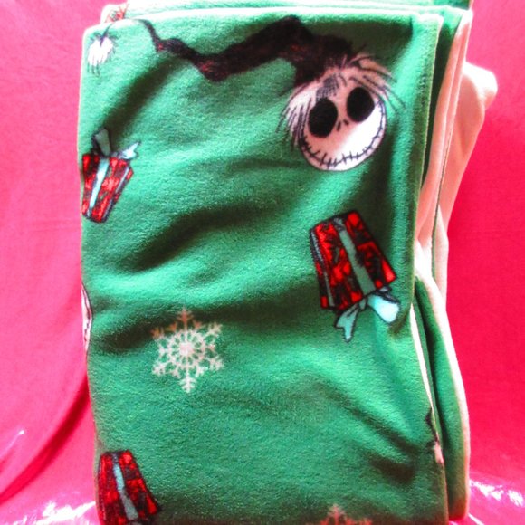 Nightmare Before Christmas Jack Skellington Santa Claus 84 x 58 Fleece Blanket